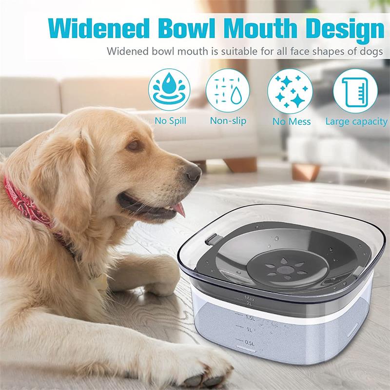 No-Spill Bowl for All Types of Dogs' Mouth | Water Bowl for Pets | Viral Vendorz